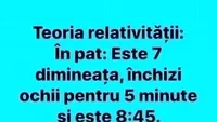 BANCUL ZILEI | Care este teoria relativității în pat