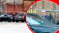 Imagini unice: Gigi Becali, în șlapi, discută cu preoții cărora le-a dat un Bentley de peste 300.000 de euro. EXCLUSIV