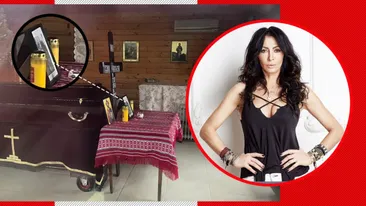Ce a apărut la căpătâiul Marilenei, mama Mihaelei Rădulescu? Imagini tulburătoare de la priveghi