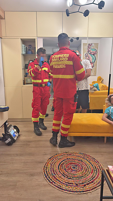 La locul faptei au venit Poliția și Smurdul!