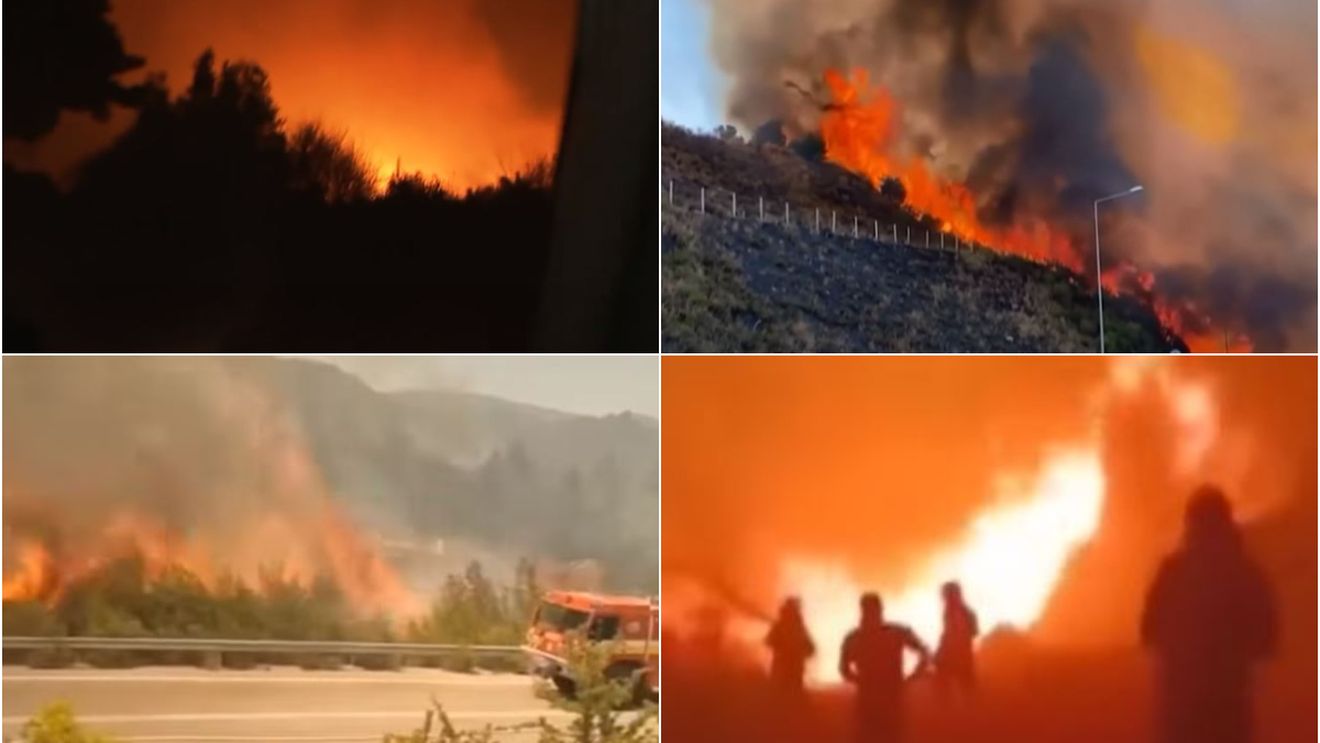 Dezastru în Grecia din cauza incendiilor. Atenționarea transmisă de MAE pentru românii care vor să călătorească în insulele elene, în această perioadă
