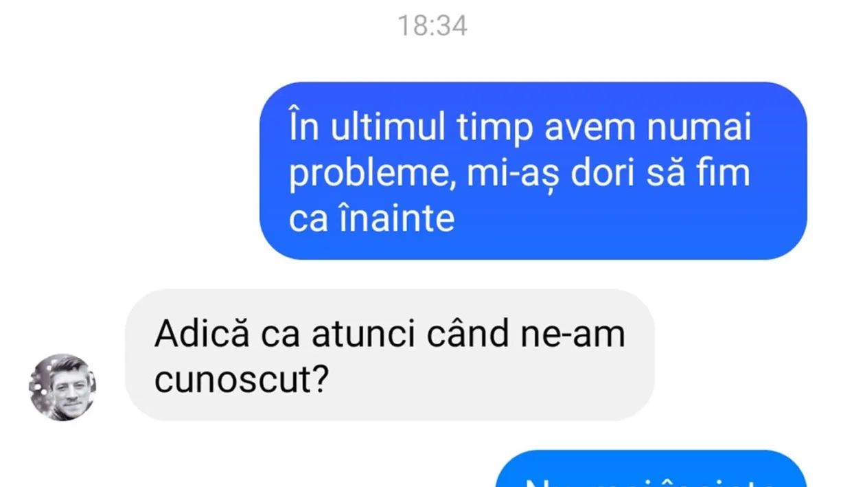 Bancul de weekend | Mi-aș dori să fim ca înainte