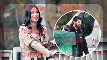 Alina Pușcău se uită la Richard, de zici că e felul principal! Model internațional + chef-ul cu stea Michelin = combinație explozivă