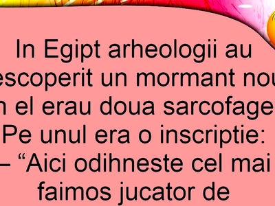 BANCUL ZILEI | În Egipt, arheologii au descoperit un mormânt nou