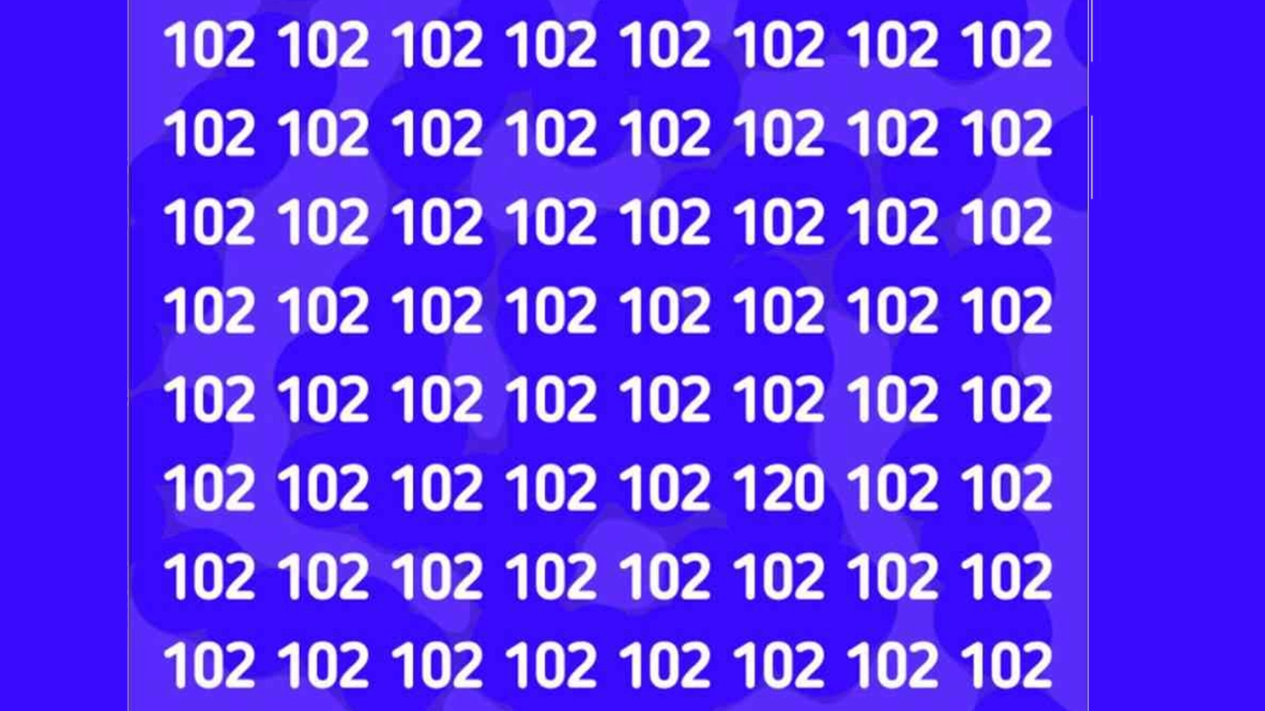 TEST IQ | Un singur număr nu are ce căuta în această imagine. Care?