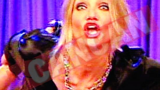 Cameron Diaz a dansat in direct