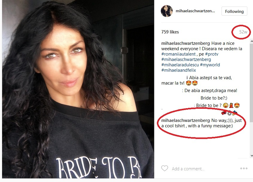 Mihaela Rădulescu îşi doreşte să fie cerută de soţie de Felix Baumgartner