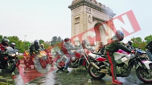 Protest pe doua roti In Capitala