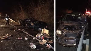 Accident teribil în Hunedoara, după ce două mașini s-au ciocnit frontal: sunt 7 răniți. Ce au aflat polițiștii despre șoferul care a făcut depășirea riscantă