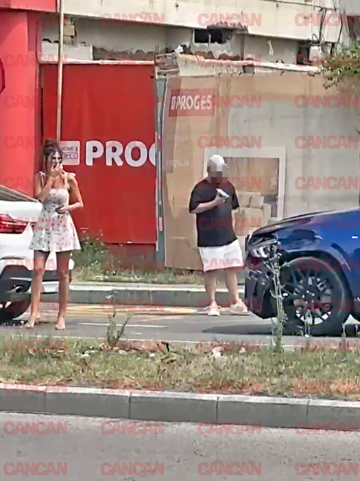 Ramona Olaru, cu mașina lovită, în urma unui accident, după ce a ieșit de la emisiune.