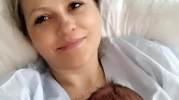 Mirela Vaida și bebelușul ei au fost externați: ”Parcă văd că iar are ochii soacrei mele”