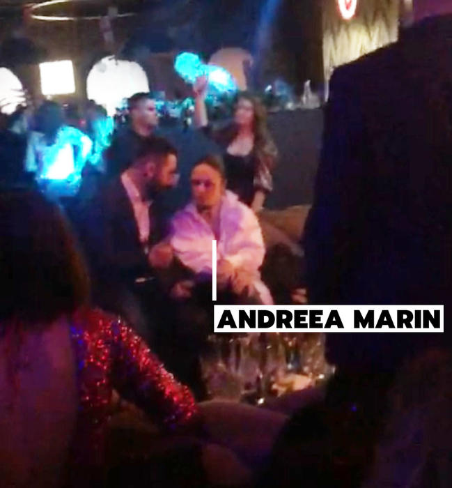 Andreea Marin a petrecut noaptea de Revelion într-un club din Brașov