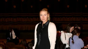 In timpul liber, Maria Sharapova se delecteaza cu spectacole de balet!