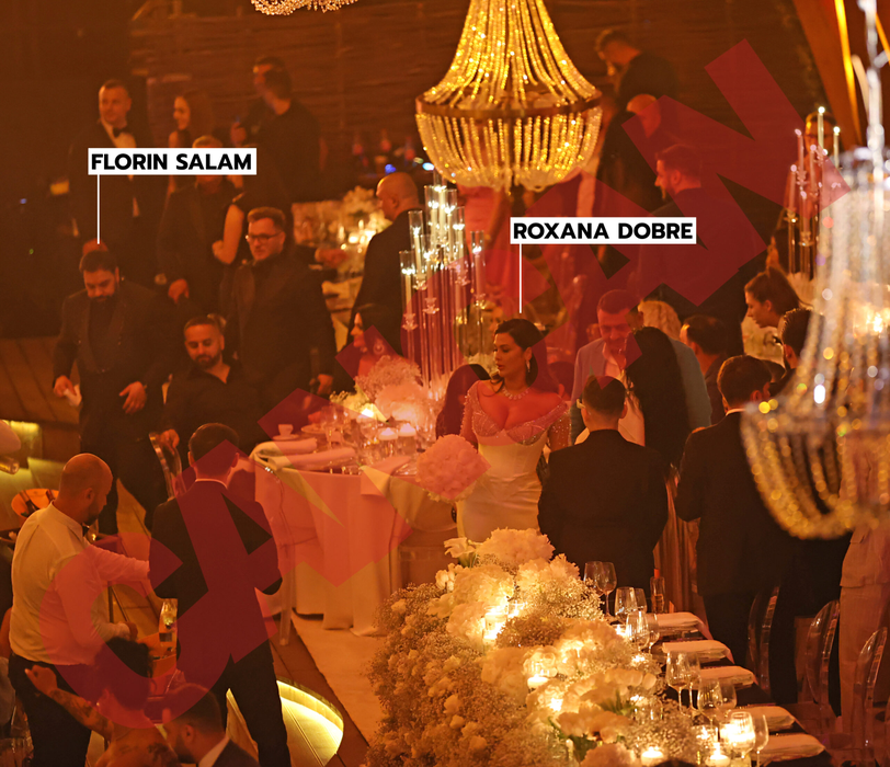 Florin Salam și Roxana Dobre au fost atenți cu toți invitații (Foto: CANCAN.RO)