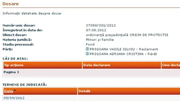 Iata dovada ca Prigoana a dat-o in judecata pe Bahmu! Ii cere custodia copiilor prin ordonanta presedintiala!