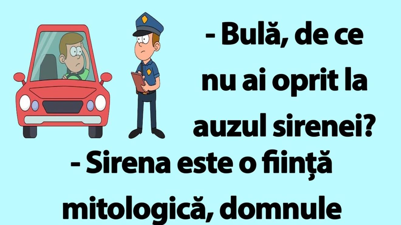BANC | "Bulă, de ce nu ai oprit la auzul sirenei?"
