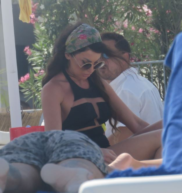 Roxana Butnaru, pe plaja din Mamaia