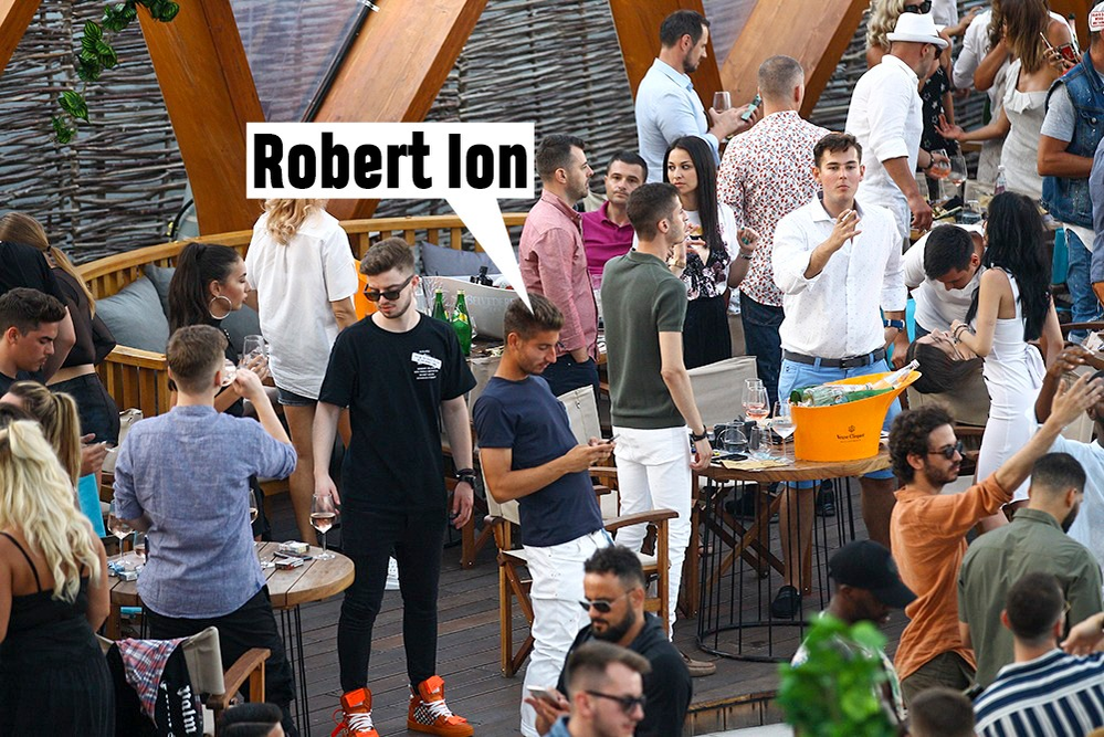 Robert Ion , distracție pe cinste la Nuba Mamaia