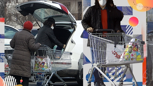 Scriitorul român de Nobel, la shopping cu mama
