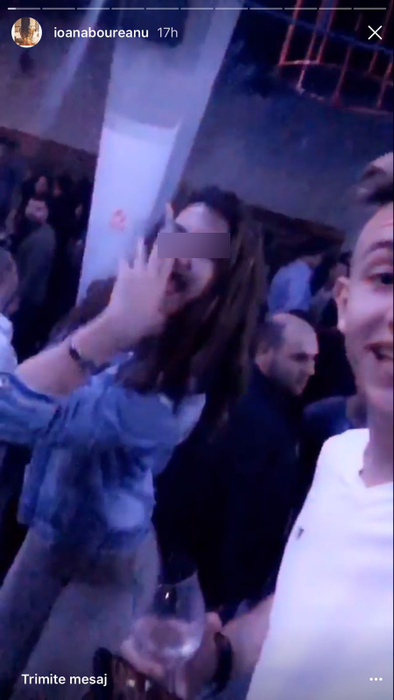Ioana Boureanu a făcut-o lată la Breeze în timp ce tatăl ei se află în arest