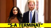 S-a terminat! Prințul Harry și Meghan Markle au rupt tăcerea și au făcut anunțul! Prima reacție a Familiei Regale a Marii Britanii: Înţelegem dorinţa lor de a urma o cale diferită