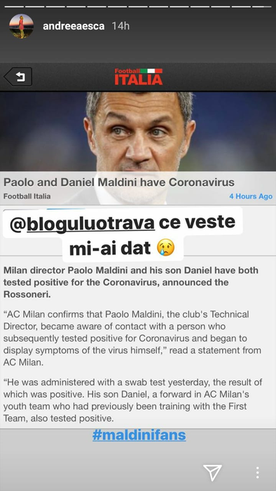Andreea Esca a primit o veste care a şocat-o! Au fost depistaţi pozitiv cu noul coronavirus