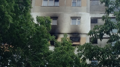 Un apartament a luat foc in zona Banu Manta din Capitala!