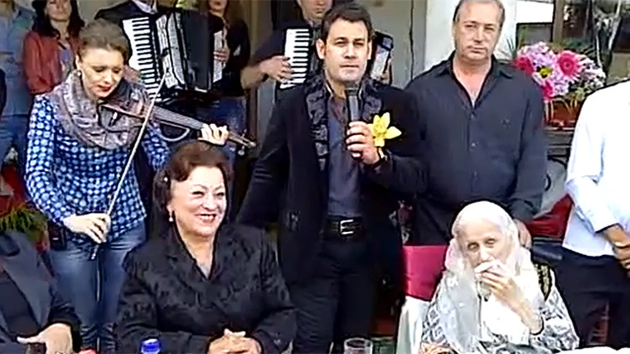VIDEO Invitat-surpriză la ziua bunicii lui Ionut Dolănescu! Vezi cine a venit la ziua bătrânei care a implinit ieri 101 ani
