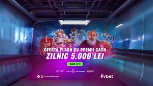 (P) VBET, ofertă Flash cu premii cash: 5.000 de lei zilnic la orice slot