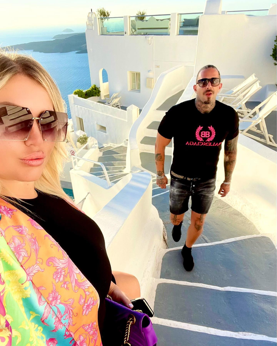 Cornel Oană și-a cerut iubita în căsătorie, în Santorini / Sursă foto: Facebook