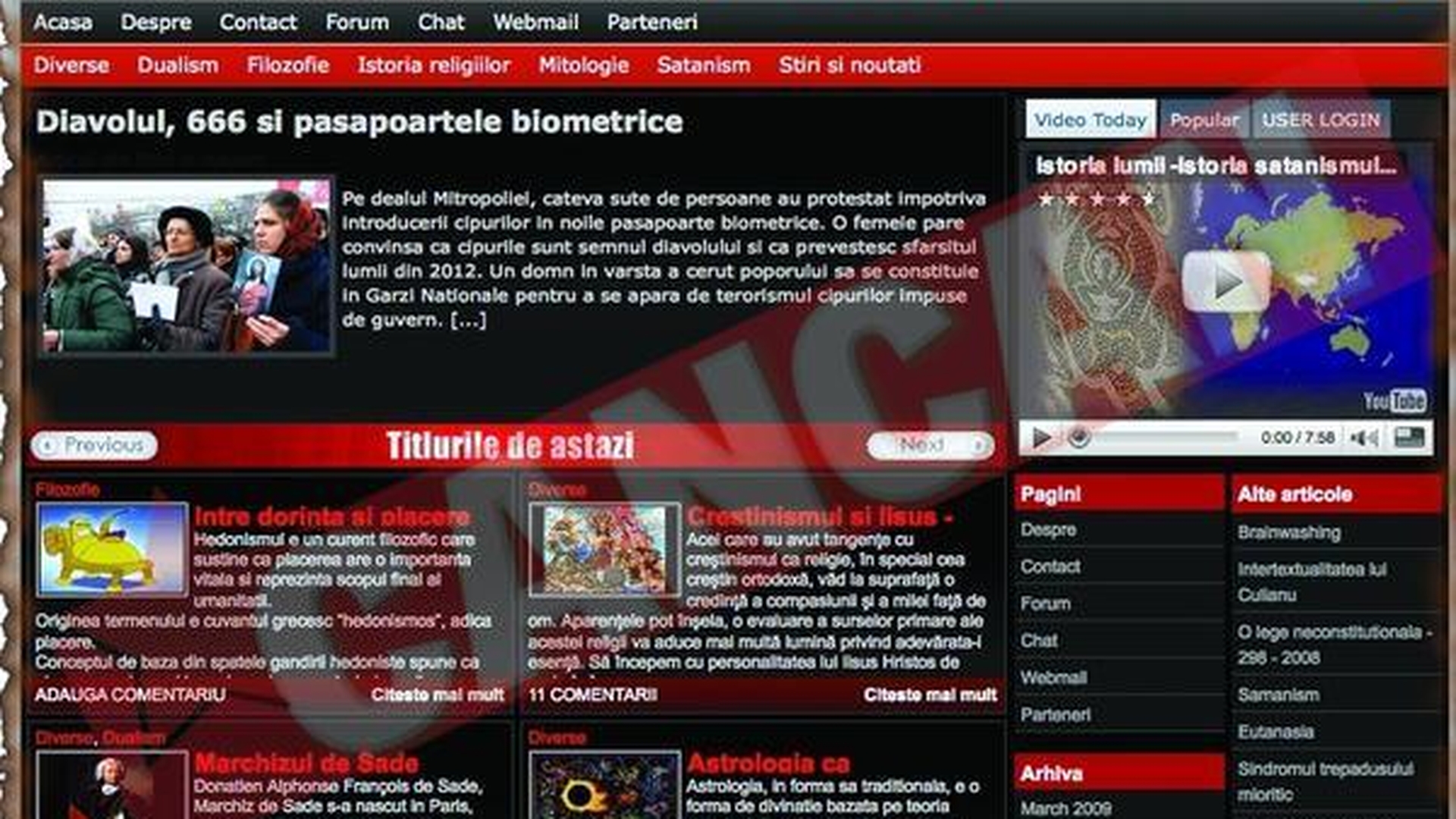 Satanistii romani se tem ca SRI le asculta telefoanele