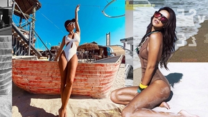 Cum a apărut INNA pe plaja din Vama Veche. Și-a pus un costum de baie alb și…