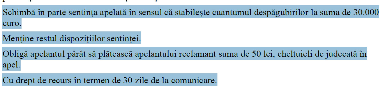 Curtea de Apel a decis ca Becali să-i plătească lui Talpan daune de 30.000 de euro