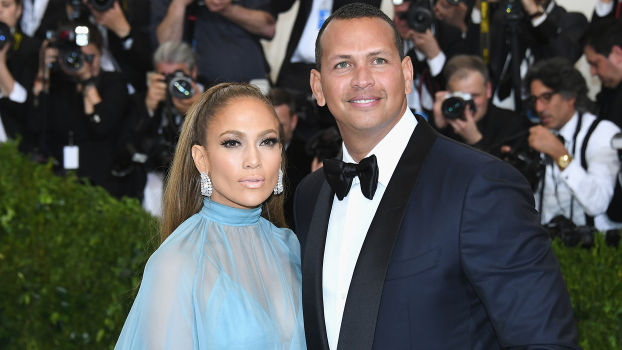 NEW YORK, NY - MAY 01:  Jennifer Lopez and Alex Rodriguez attend the "Rei Kawakubo/Comme des Garcons: Art Of The In-Between" Costume Institute Gala at Metropolitan Museum of Art on May 1, 2017 in New York City.  (Photo by Dia Dipasupil/Getty Images For Entertainment Weekly)