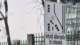 Noul indicator auto din România provoacă confuzie în rândul şoferilor. Ce este şi cum se aplică regula fermoarului corect