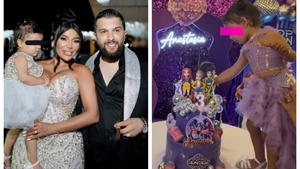 Tzancă Uraganu' și Marymar, petrecere fabuloasă de ziua fetiței lor. Ce a ales Anastasia de pe tăviță, la ruperea turtei