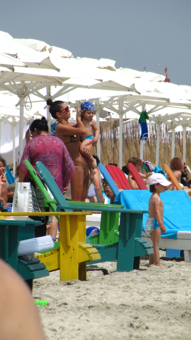 Eba şi-a petrecut ultimele veri pe litoral, cu copiii