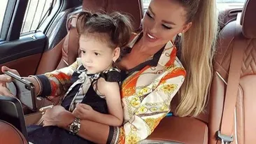 Bianca Drăgușanu și-a dus fiica la grădiniță! Victor Slav și Alex Bodi i-au fost alături