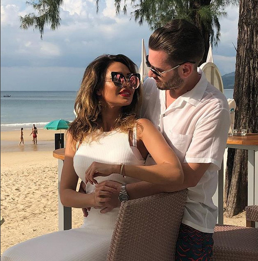 Andra Trandaş şi Costel, romantici în vacanţa din Thailanda