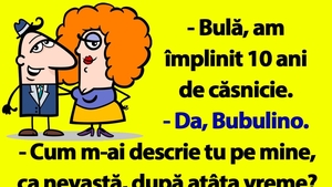 BANC | Bulă și Bubulina au împlinit 10 ani de căsnicie