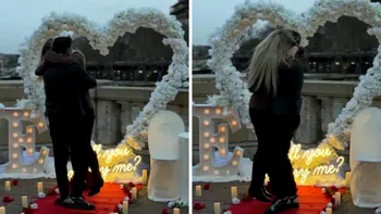 A fost cerută de soție în cel mai romantic decor, la Paris! Fosta concurentă de la Insula Iubirii a zis „Da!”