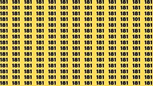 Test de perspicacitate | Găsiți numărul 101 în maximum 3 secunde!