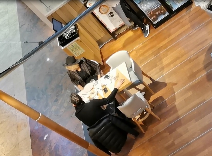 Maria Păuna, cu noul iubit în mall
