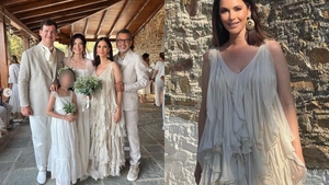 Nu e o glumă! Cât costă rochia pe care Andreea Berecleanu a purtat-o la nunta Ancăi Lungu