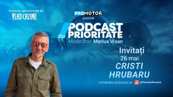 Cristi Hrubaru vine la „Podcast cu Prioritate” #101 by ProMotor. Discuții despre motociclete, mașini, rock și proiecte caritabile