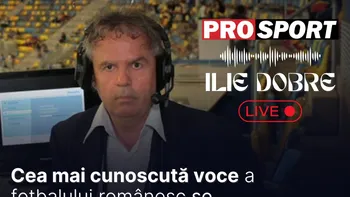 Ilie Dobre comentează LIVE pe ProSport.ro meciul Steaua – Chindia Târgoviște, joi, 2 aprilie 2026, de la ora 20:30