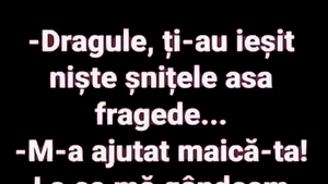 Bancul începutului de săptămână | Secretul celor mai fragede șnițele