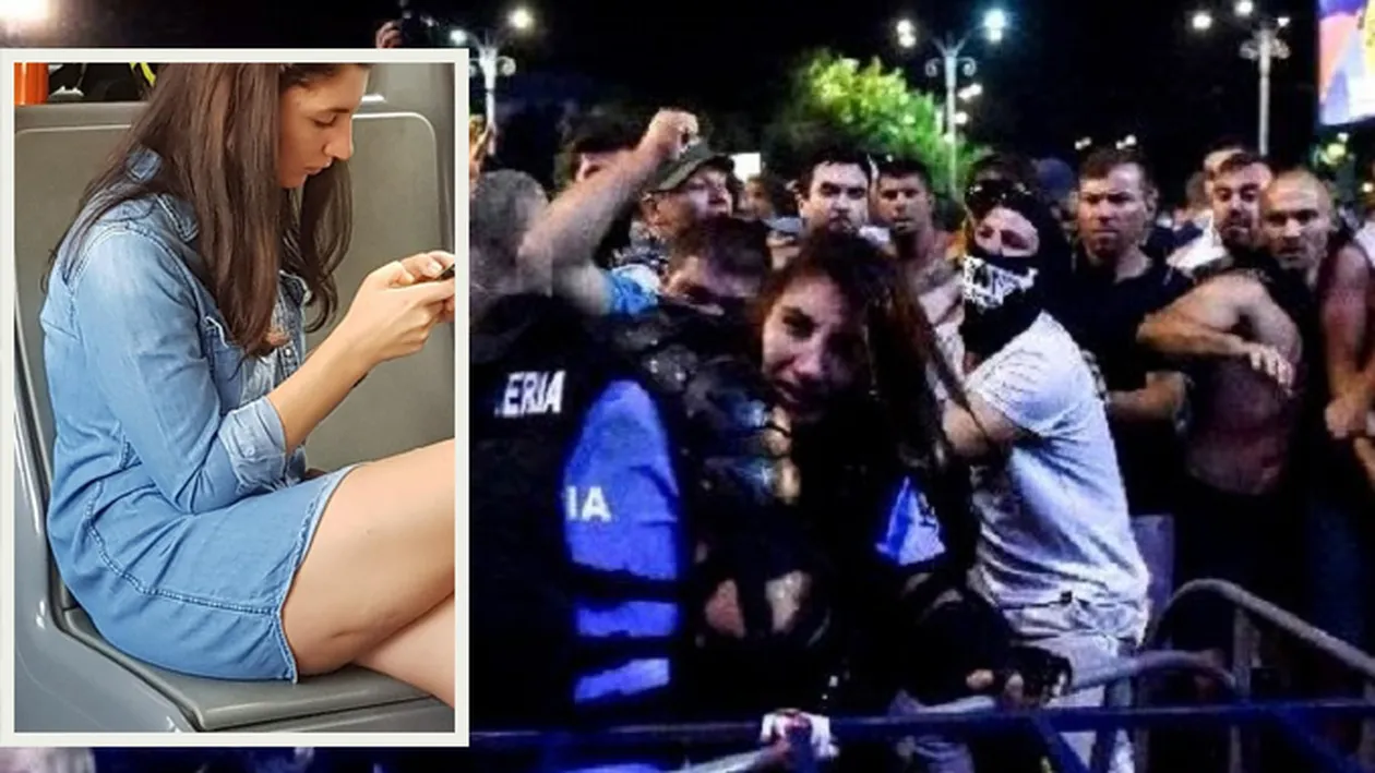 A fost refăcut filmul bătăii violente încasată de jandarmerița Ștefania Nistor: “A alunecat pe o sticlă”