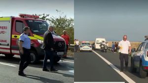 Noi detalii în cazul tinerilor care s-au aruncat în fața tirului pe A1. Ce a ieșit la iveală: ”A făcut test de sarcină”