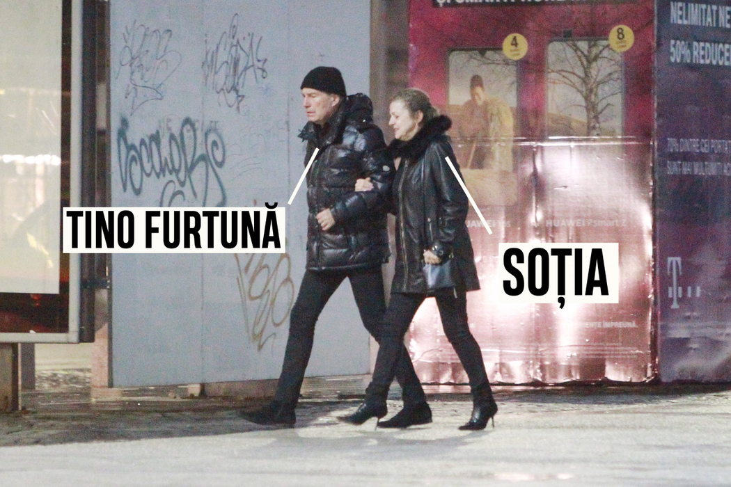 Tino Furtună și soția sa